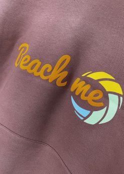 Oversize Hoodie Farbe Kaffa Coffee